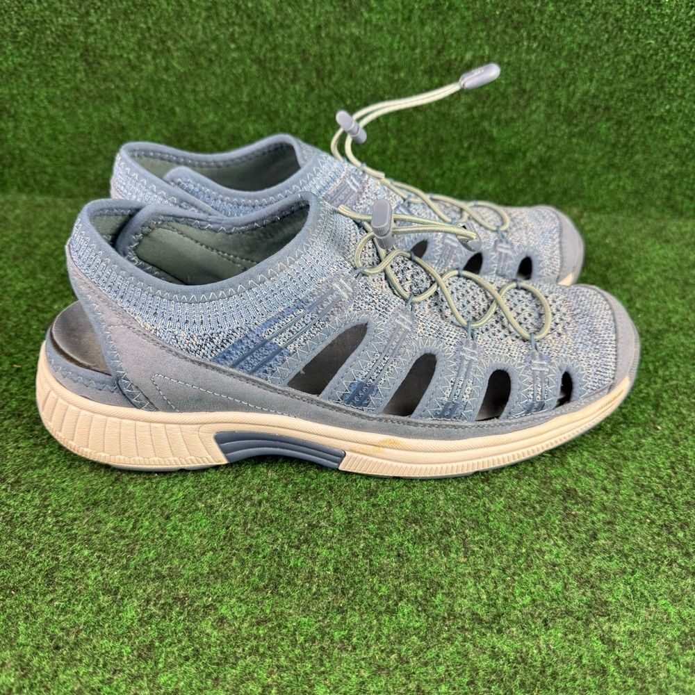 Orthofeet Womens Comfort Shoes Size 10.5 B Laguna Blue #806